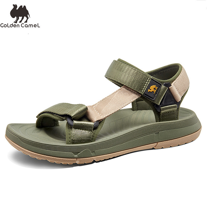 

Sandals Golden Camel Men Shoes Outdoor Comfortable Summer Lightweight Flip Flops Beach for Slipper 230419, Ivory