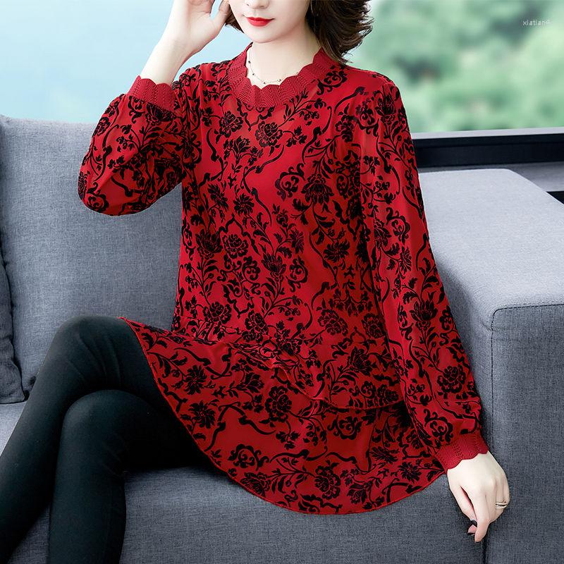 Women's Blouses Lace Chiffon Bottoming Shirt Female Long-sleeved 2023 Spring Wood Torch Net Gauze Velvet O Neck T Blouse Clothing, Black
Women's Blouses Lace Chiffon Bottoming Shirt Female Long-sleeved 2023 Spring Wood Torch Net Gauze Velvet O Neck T Blouse Clothing, Black