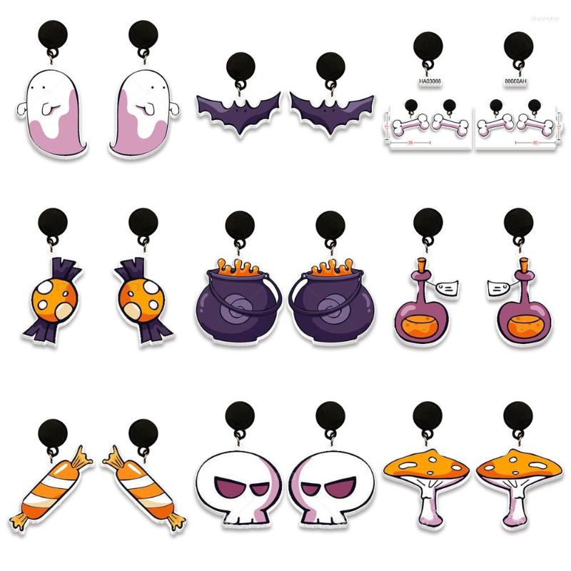 Stud Earrings Halloween Horror Elements Printed Resin Earring Pendant Black Cartoon Lady Gift Children
Stud Earrings Halloween Horror Elements Printed Resin Earring Pendant Black Cartoon Lady Gift Children