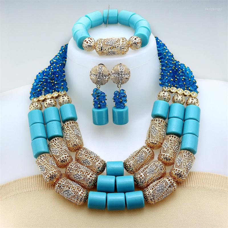 Necklace Earrings Set 2023 African Wedding Jewelry Artificial Crystal Resin Women Bracelets Earring Anniversary Party Nigeria Bride Gift, Picture shown
Necklace Earrings Set 2023 African Wedding Jewelry Artificial Crystal Resin Women Bracelets Earring Anniversary Party Nigeria Bride Gift, Picture shown