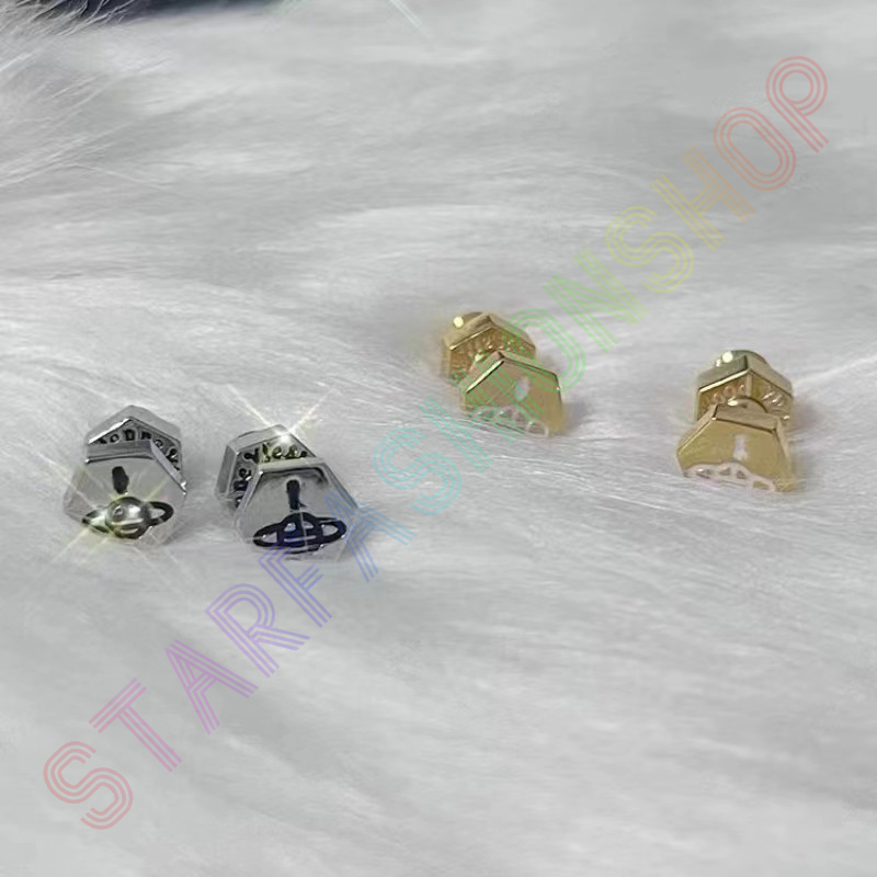 Vivi Luxury Screw Stud Charm Brand Designer Geometry Saturn Flight Earrings Wedding Party Jewelry
Vivi Luxury Screw Stud Charm Brand Designer Geometry Saturn Flight Earrings Wedding Party Jewelry