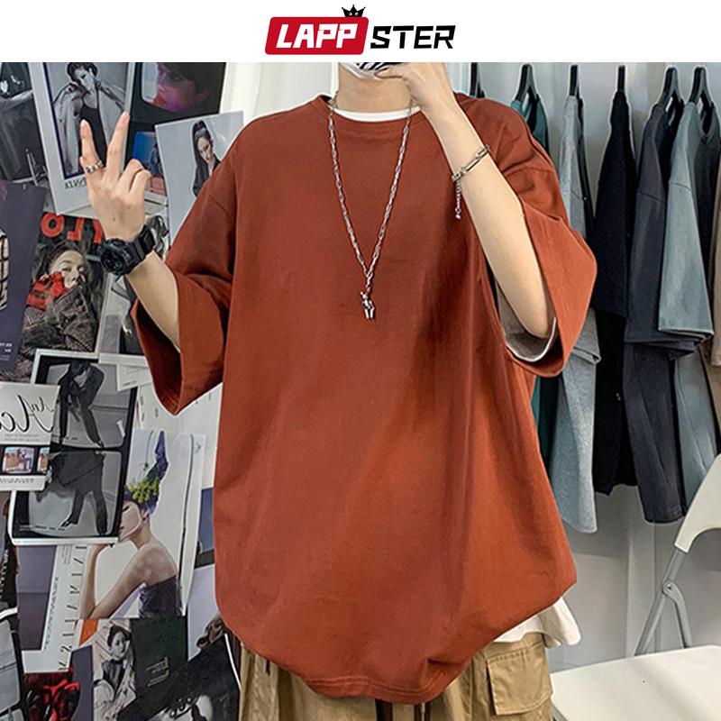 Men T Shirts LAPPSTER Men Oversized Streetwear Cotton Colorful T Shirts 2023 Summer Mens Japanese Fashions Harajuku T Shirt Male Vintage Tees 230420, Dark grey
Men T Shirts LAPPSTER Men Oversized Streetwear Cotton Colorful T Shirts 2023 Summer Mens Japanese Fashions Harajuku T Shirt Male Vintage Tees 230420, Dark grey