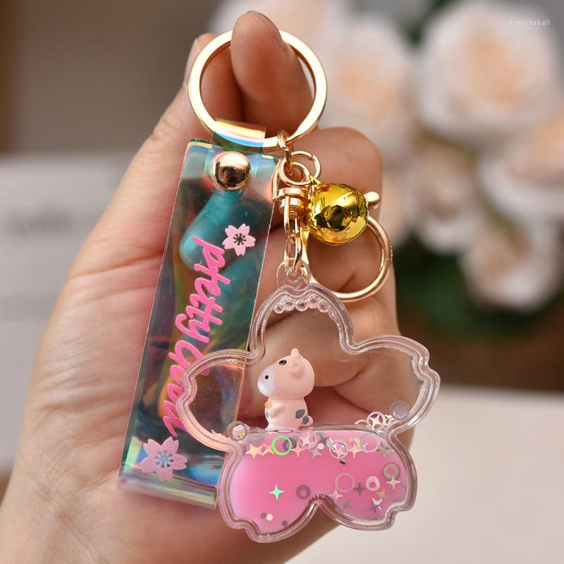 Keychains Liquid Keychain Into Oil Cow Flower Key Chain Girl Fashion Bag Accessories Friends Small Gifts Pendant
Keychains Liquid Keychain Into Oil Cow Flower Key Chain Girl Fashion Bag Accessories Friends Small Gifts Pendant