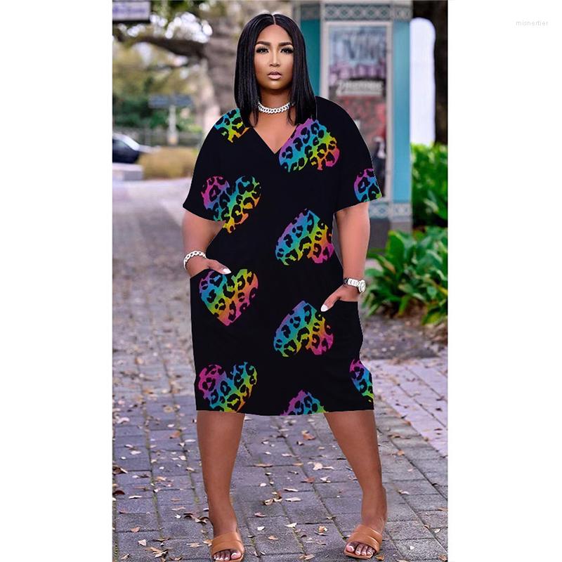 New Casual Dresses Vintage Art Splash Face Midi Dress Women Fashion Even Party Lady Short Sleeve Elegant Sexy Girl Faldas Beach