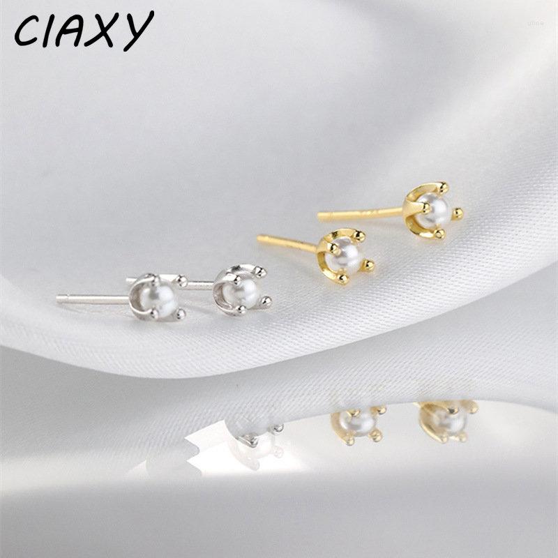 Stud Earrings CIAXY Silver Color Pearl For Women Engagement Mini Earring Korean Fashion Jewelry Aretes De Mujer
Stud Earrings CIAXY Silver Color Pearl For Women Engagement Mini Earring Korean Fashion Jewelry Aretes De Mujer
