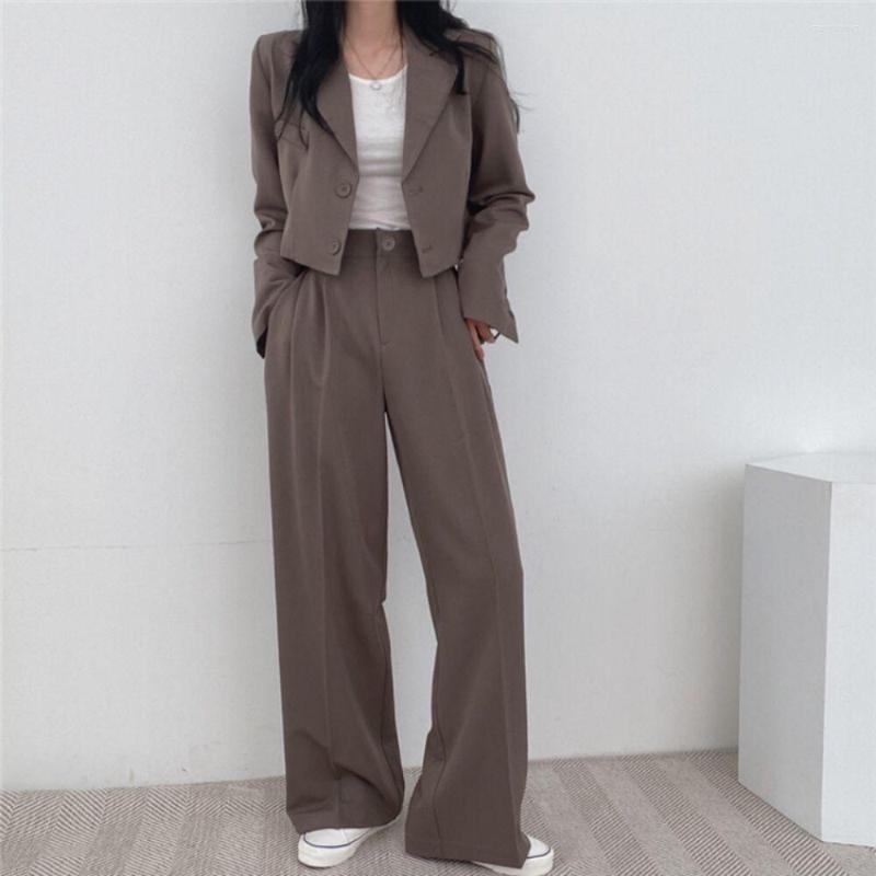 Women's Two Piece Pants 2023 Design Woman 2 Pieces Short Coat High-Waist Wide-Leg Pant Sets Chic Fashion Female Suit Jackets Trousers Office, Green
Women's Two Piece Pants 2023 Design Woman 2 Pieces Short Coat High-Waist Wide-Leg Pant Sets Chic Fashion Female Suit Jackets Trousers Office, Green