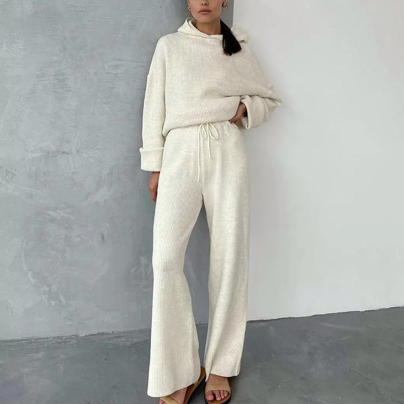 Pants Solid Knitted Women Hooded 2 Piece Set Loose Long Sleeve Sweatshirt Widelegged Elastic Waist Pants Lady Sets 2022 Autumn Casual, 3473 dark blue
Pants Solid Knitted Women Hooded 2 Piece Set Loose Long Sleeve Sweatshirt Widelegged Elastic Waist Pants Lady Sets 2022 Autumn Casual, 3473 dark blue