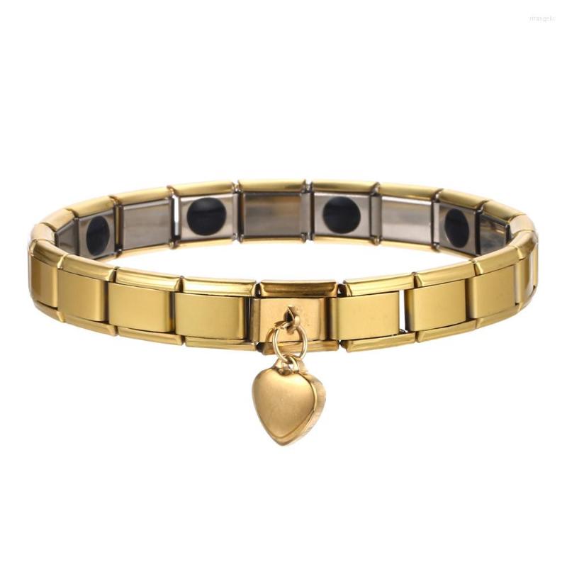 Charm Bracelets MisenBaBa Stainless Steel Elastic Chain Heart Germanium Magnetic For Women Health Care Balance Energy Bracelet Jewelry
Charm Bracelets MisenBaBa Stainless Steel Elastic Chain Heart Germanium Magnetic For Women Health Care Balance Energy Bracelet Jewelry