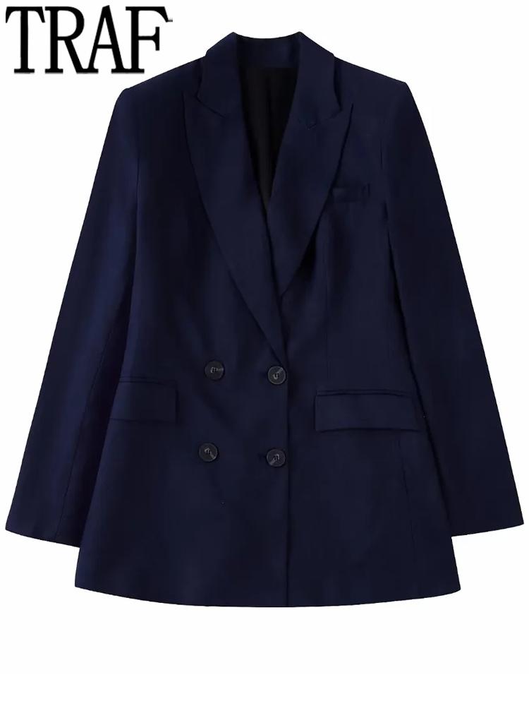Pants TRAF Navy Blue Long Casual Blazer Woman 2022 Double Breasted Blazer Women Office Wear Elegant Suits For Women Autumn Jacket, Navy blue vest
Pants TRAF Navy Blue Long Casual Blazer Woman 2022 Double Breasted Blazer Women Office Wear Elegant Suits For Women Autumn Jacket, Navy blue vest