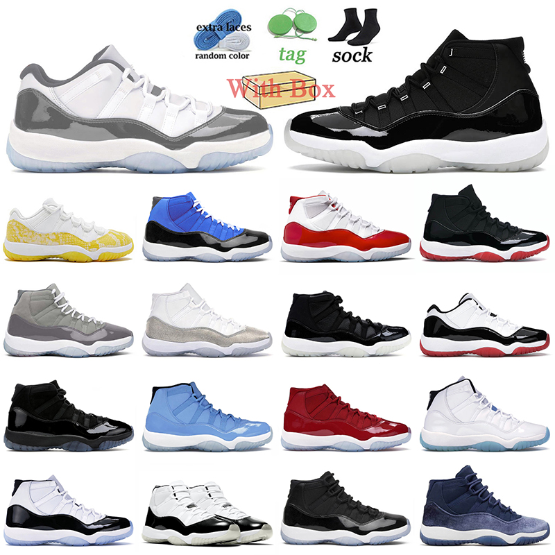 Authentic 2023 Jumpman 11 Basketball Shoes Cement Grey 25th Anniversary Jubilee Tour Yellow Snakeskin Black Blue Cherry Bred Space Jam Men Women 11s Sneakers Size 13, A42 black blue 40-47
Authentic 2023 Jumpman 11 Basketball Shoes Cement Grey 25th Anniversary Jubilee Tour Yellow Snakeskin Black Blue Cherry Bred Space Jam Men Women 11s Sneakers Size 13, A42 black blue 40-47