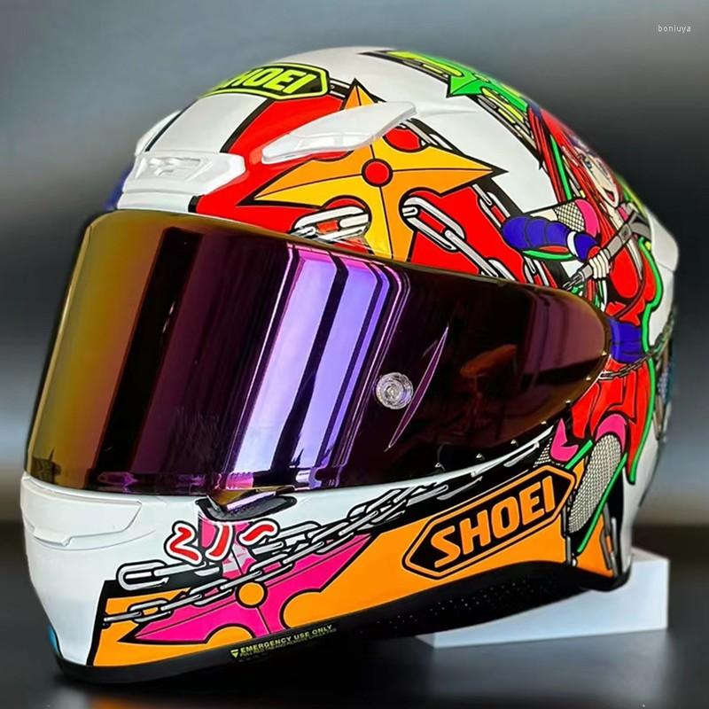 Motorcycle Helmets SHOEI Z7 High Strength ABS Full Face Helmet For Racing And Leisure Travel Protective Female Soldier, Lens 6
Motorcycle Helmets SHOEI Z7 High Strength ABS Full Face Helmet For Racing And Leisure Travel Protective Female Soldier, Lens 6