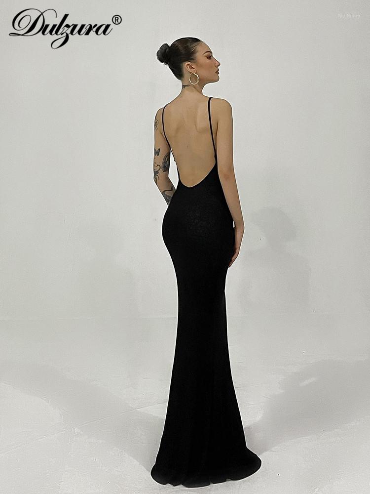 Casual Dresses Dulzura 2023 Summer Women Ribbed Knitted Backless Strap Maxi Fishtail Dress See Through Party Elegant Club Outfits Birthday, Black
Casual Dresses Dulzura 2023 Summer Women Ribbed Knitted Backless Strap Maxi Fishtail Dress See Through Party Elegant Club Outfits Birthday, Black