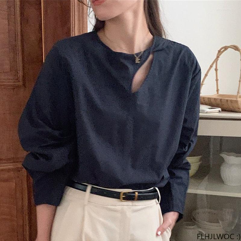 Women's Blouses Fashion Hole Out Shirt Blasus 2023 Design Women Long Sleeve Solid Cute Girls Japan Style Navy Blue Cotton Blend Top, Beige
Women's Blouses Fashion Hole Out Shirt Blasus 2023 Design Women Long Sleeve Solid Cute Girls Japan Style Navy Blue Cotton Blend Top, Beige