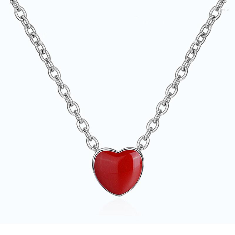 Chains Romantic Love Heart Red Eternal Pendant Necklace For Women Sterling Silver 925 Jewelry Wedding Engagement Party Christmas Gifts
Chains Romantic Love Heart Red Eternal Pendant Necklace For Women Sterling Silver 925 Jewelry Wedding Engagement Party Christmas Gifts