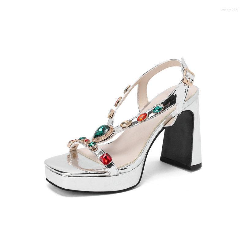 Sandals 35-43 Women's Summer Open Toe Chunk Heel 10cm High T-shaped Buckle Square Silver Shoes
Sandals 35-43 Women's Summer Open Toe Chunk Heel 10cm High T-shaped Buckle Square Silver Shoes