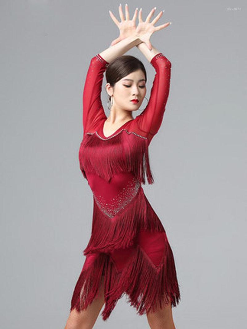 Stage Wear Latin Dance Costume Performance Practice Clothes Modern Jazz Professional Competition International Training, Black
Stage Wear Latin Dance Costume Performance Practice Clothes Modern Jazz Professional Competition International Training, Black