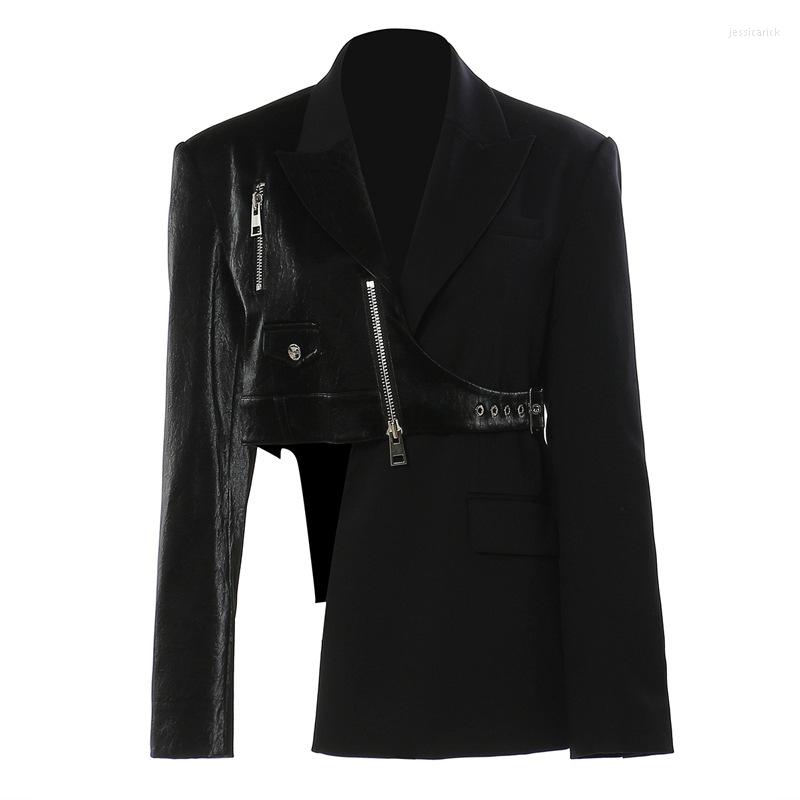 Women' Suits SuperAen Spring Sumemr 2023 Motorcycle Fashion Irregular Blazer Coat Top Streetwear Jacket Women, Black
Women' Suits SuperAen Spring Sumemr 2023 Motorcycle Fashion Irregular Blazer Coat Top Streetwear Jacket Women, Black
