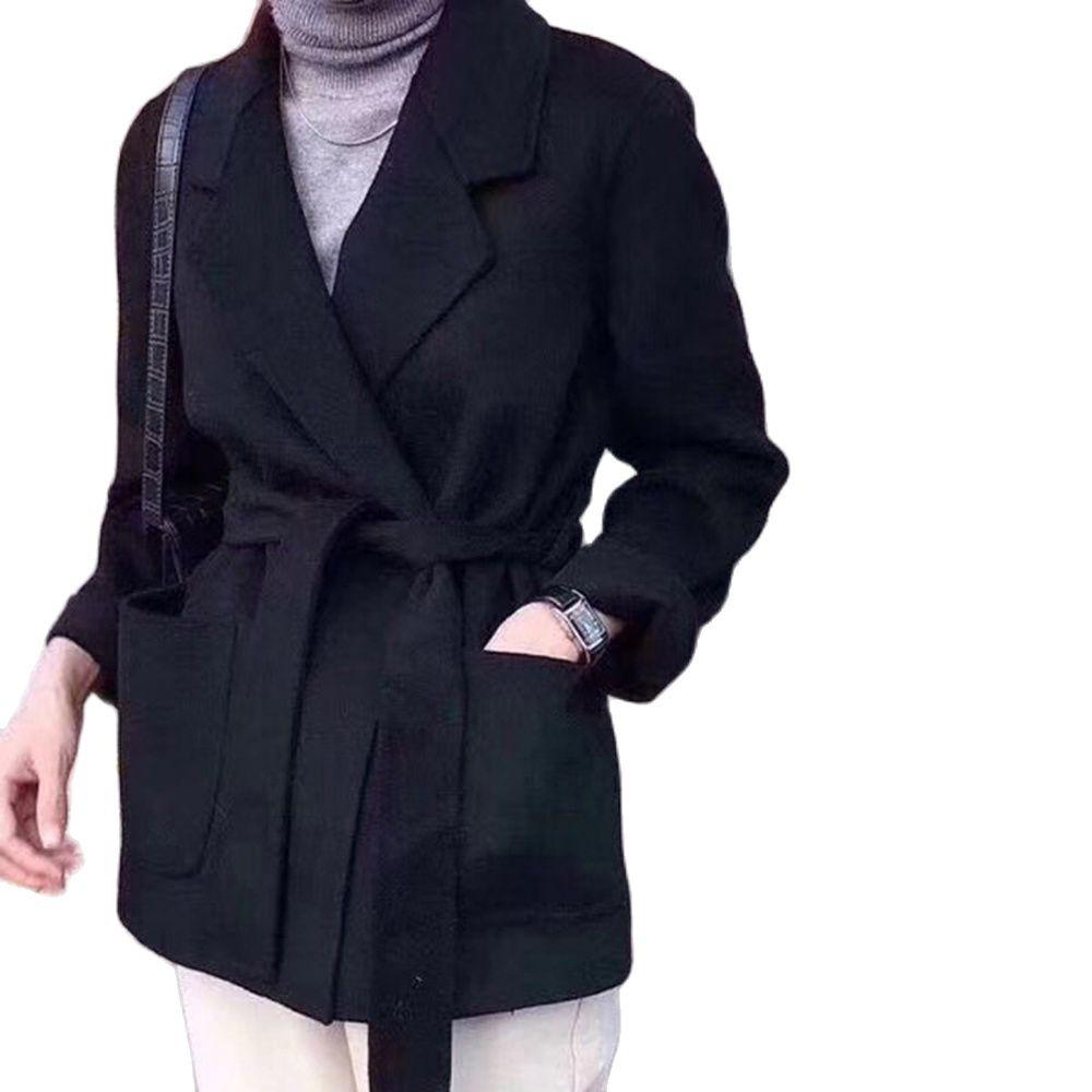 Fur 2022 New Doublesided Cashmere Wool Coat With Belt For Spring Winter Office Lady V Neck Loose Suit Cloak Turn Down Collar Brand, Gray
Fur 2022 New Doublesided Cashmere Wool Coat With Belt For Spring Winter Office Lady V Neck Loose Suit Cloak Turn Down Collar Brand, Gray