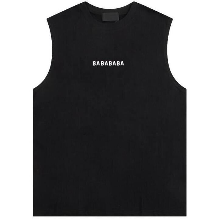 

Mens Women Designer Tanks Top Fashion Letters Print Vests Summer Sleeveless Tshirts Blouse Black White Asian Size -L