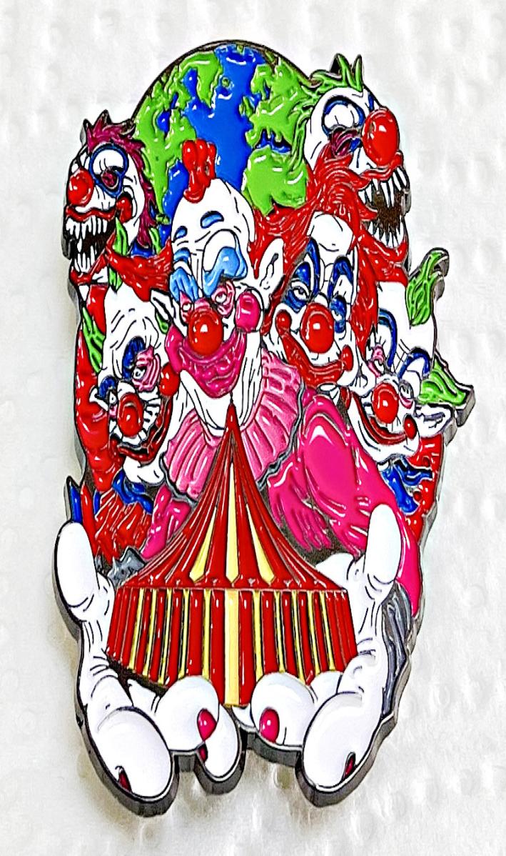 

Clown party pin Eleanor Grande Music 7Rings brooch metal badge badge A sister fan gift9996046, Red