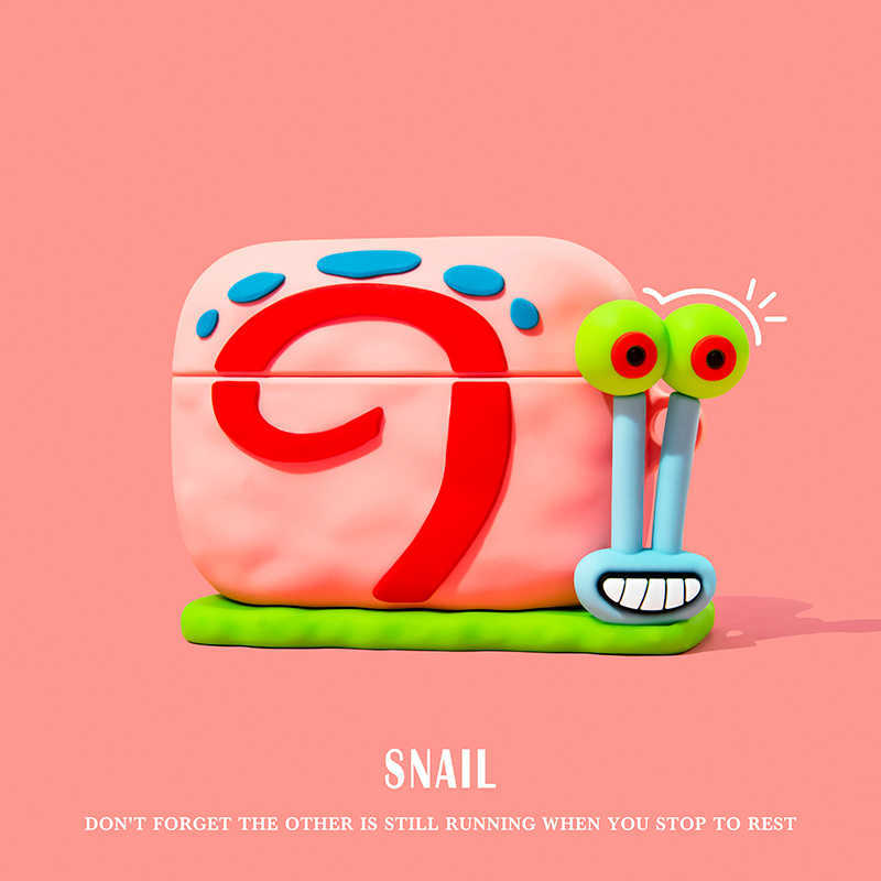Earphone Accessories Earphone Case for AirPods Pro Cute Cartoon Funny Snails Headphone Cases for AirPods 1 2 3 Headset Soft Silicone Protect Cover J230420
Earphone Accessories Earphone Case for AirPods Pro Cute Cartoon Funny Snails Headphone Cases for AirPods 1 2 3 Headset Soft Silicone Protect Cover J230420
