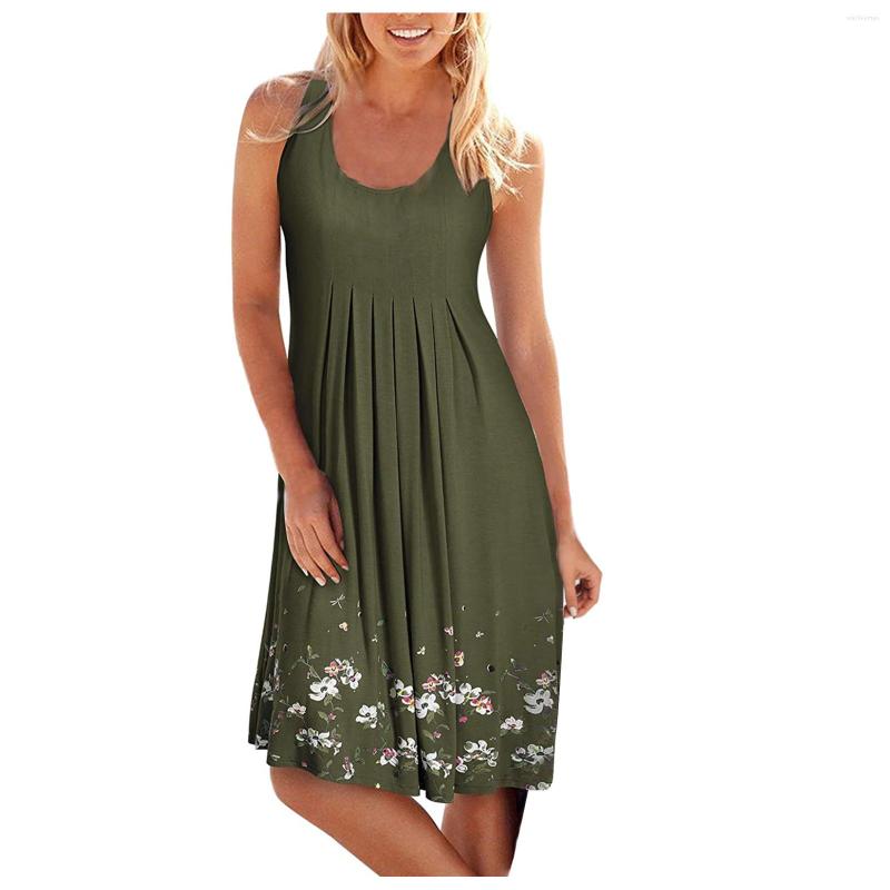 Casual Dresses Dress Fashion Sleeveless Summer Beach Short Print Women' O-neck Evening Size 2 Lounge Women, Green
Casual Dresses Dress Fashion Sleeveless Summer Beach Short Print Women' O-neck Evening Size 2 Lounge Women, Green