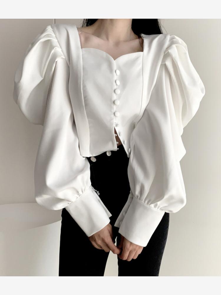 T-Shirt 2022 SPRING COCKTAIL SQUARE NECK TOPS TUNICS OL SOLID SHIRTS OVERSIZED BUTTON UP BLUSAS ZANZEA WOMENS PUFF SLEEVE PARTY BLOUSE, Black
T-Shirt 2022 SPRING COCKTAIL SQUARE NECK TOPS TUNICS OL SOLID SHIRTS OVERSIZED BUTTON UP BLUSAS ZANZEA WOMENS PUFF SLEEVE PARTY BLOUSE, Black