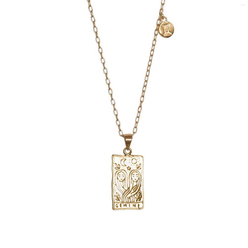 Chains Tarot Pendant Necklace Fashion Clavicle Chain Choker Beautiful Jewelry Accessories For Women Girls
Chains Tarot Pendant Necklace Fashion Clavicle Chain Choker Beautiful Jewelry Accessories For Women Girls
