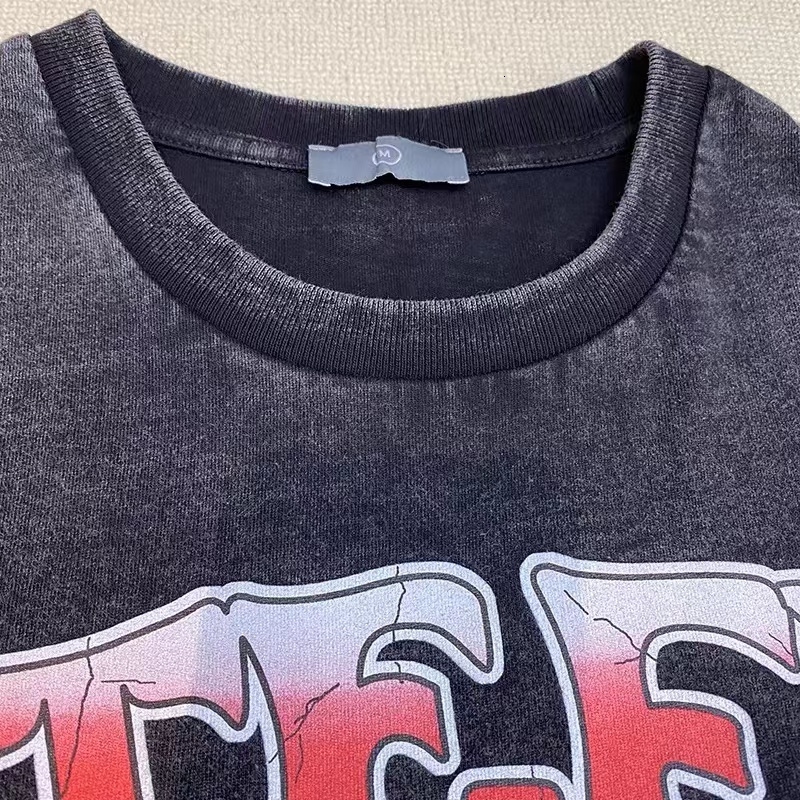 Mens TShirts Crazed bear monogrammed short sleeve shirt 230420