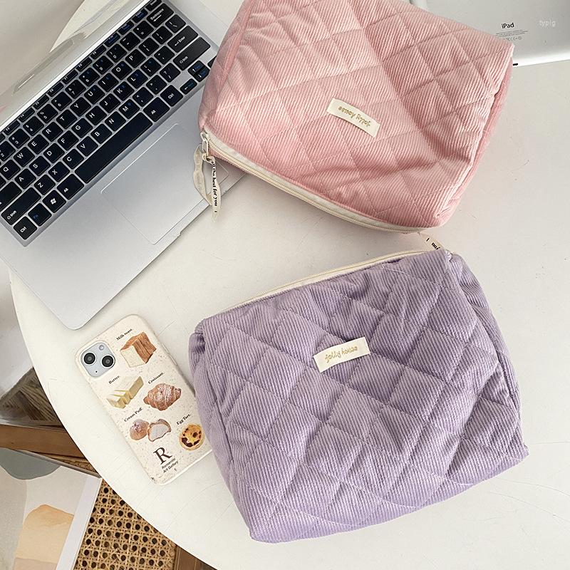 Cosmetic Bags Corduroy Cotton Cloth Bag Zipper Student Makeup Pouch Brush Organizer Female Diaper, Purple corduroy
Cosmetic Bags Corduroy Cotton Cloth Bag Zipper Student Makeup Pouch Brush Organizer Female Diaper, Purple corduroy