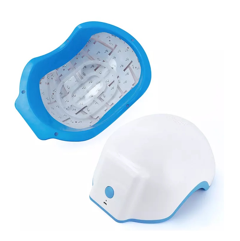 USB Rechargeable Light Therapy Hair Treatment 80 Diodes Hair Regrowth Helmet with Infrared Led Light Hair Growth Machine