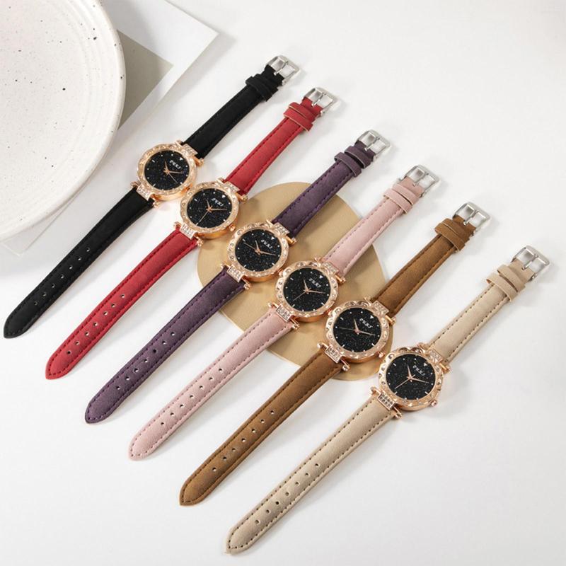 Wristwatches 2023 Women's Wristwatch Fashion Casual Leather Belt Watches Simple Ladies Star Sky Round Dial Quartz Watch Relojes, Beige
Wristwatches 2023 Women's Wristwatch Fashion Casual Leather Belt Watches Simple Ladies Star Sky Round Dial Quartz Watch Relojes, Beige