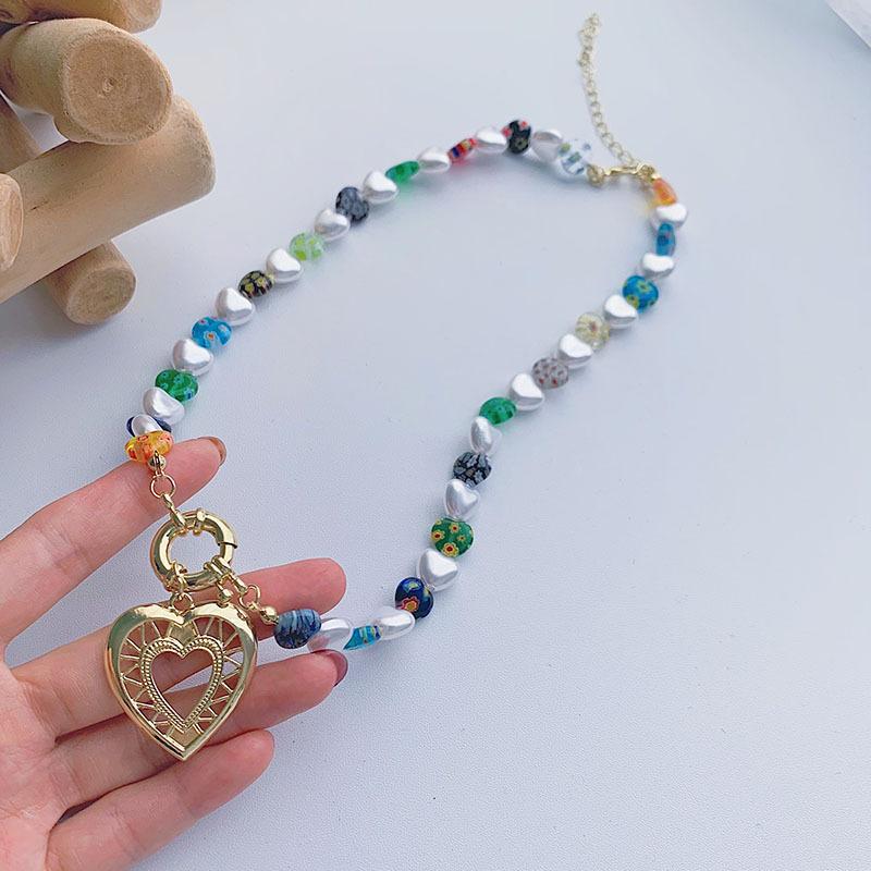 Chains Heart Hollow Out Pendant Necklace Fashionable Sweet Elegant Glass Shell Ms Holiday Accessories Christmas Gifts
Chains Heart Hollow Out Pendant Necklace Fashionable Sweet Elegant Glass Shell Ms Holiday Accessories Christmas Gifts