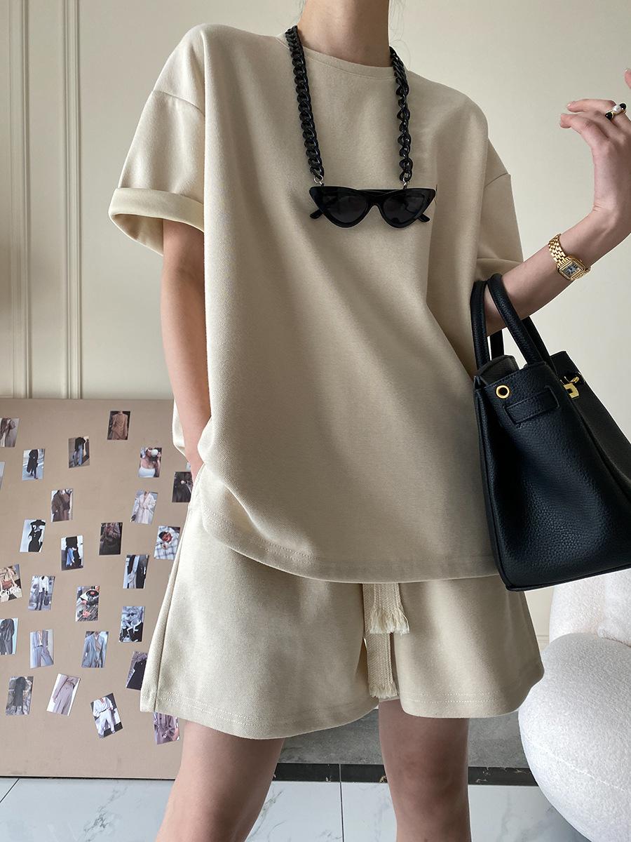 Dress SUIT SHORTS WITH LADIES TSHIRT AND TOP LOOSE OVERSIZED COTTON SUMMER TWO PIECE LADIES CLASSIC ACTIVEWEAR CASUAL, Grey
Dress SUIT SHORTS WITH LADIES TSHIRT AND TOP LOOSE OVERSIZED COTTON SUMMER TWO PIECE LADIES CLASSIC ACTIVEWEAR CASUAL, Grey