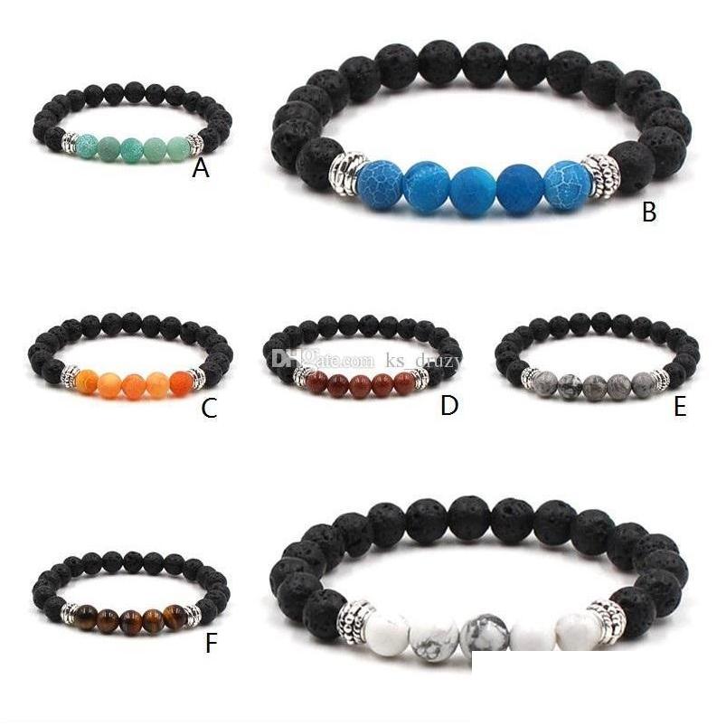 Charm Bracelets 8Mm Black Lava Stone Beads Elastic Essential Oil Diffuser Bracelet Agate Volcanic Rock Beaded Hand Strings Gold/Sier Dh2Zg
Charm Bracelets 8Mm Black Lava Stone Beads Elastic Essential Oil Diffuser Bracelet Agate Volcanic Rock Beaded Hand Strings Gold/Sier Dh2Zg