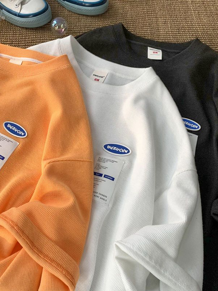 Men's T Shirts Gmiixder Short Sleeved T shirt Summer Cityboy Simple Shirt Korean Kpop Urban Casual Tees Versatile Loose Waffle Top 230419, White
Men's T Shirts Gmiixder Short Sleeved T shirt Summer Cityboy Simple Shirt Korean Kpop Urban Casual Tees Versatile Loose Waffle Top 230419, White