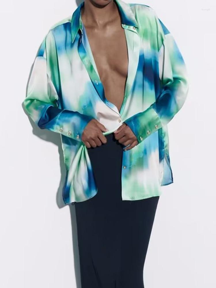 Women's Blouses Kumsvag 2023 Women Summer Shirts Tops Fashion Loose Tie-dye Satin Female Elegant Street Top Smock Clothing
Women's Blouses Kumsvag 2023 Women Summer Shirts Tops Fashion Loose Tie-dye Satin Female Elegant Street Top Smock Clothing