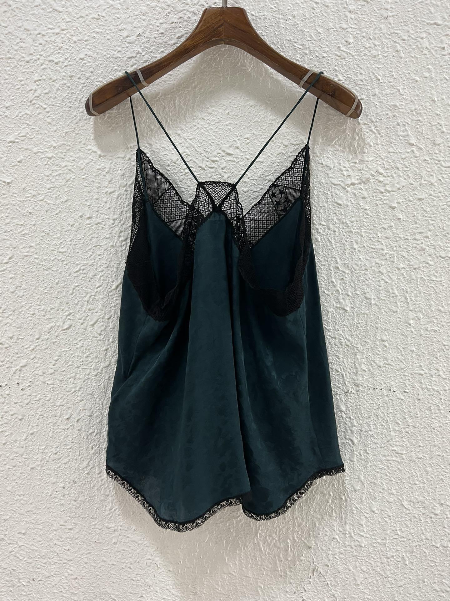 Camisoles Tanks Women's Leopard Printed Camisole Sexy Lace Stitching 100% Silk Sleeveless Summer V-neck Sling Tops for Female 230420