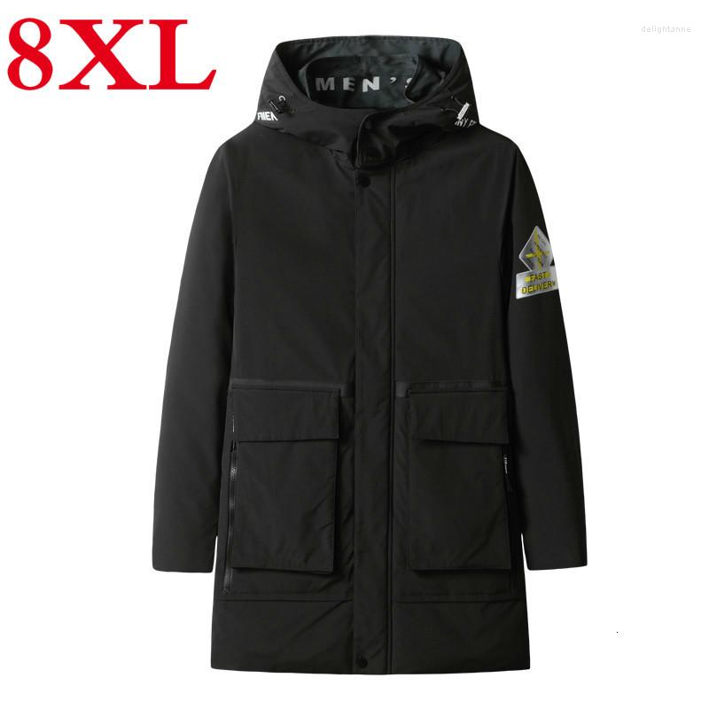 Men's Down Plus Size 8XL 7XL 6XL 5XL Winter Jacket Men Hat Detachable Warm Coat Causal Parkas Cotton Padded Clothing
Men's Down Plus Size 8XL 7XL 6XL 5XL Winter Jacket Men Hat Detachable Warm Coat Causal Parkas Cotton Padded Clothing