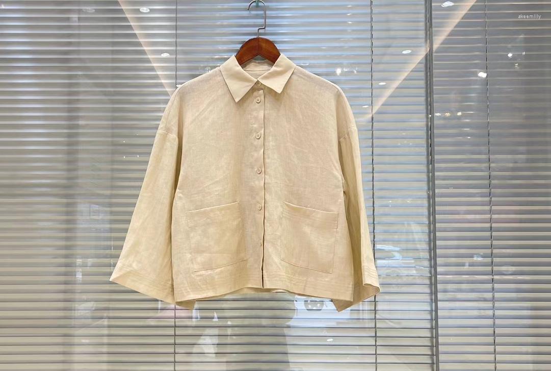 Women's Blouses Linen Shirt Loose Fit Casual Fashion 2023 Summer Style 0401, Picture color
Women's Blouses Linen Shirt Loose Fit Casual Fashion 2023 Summer Style 0401, Picture color