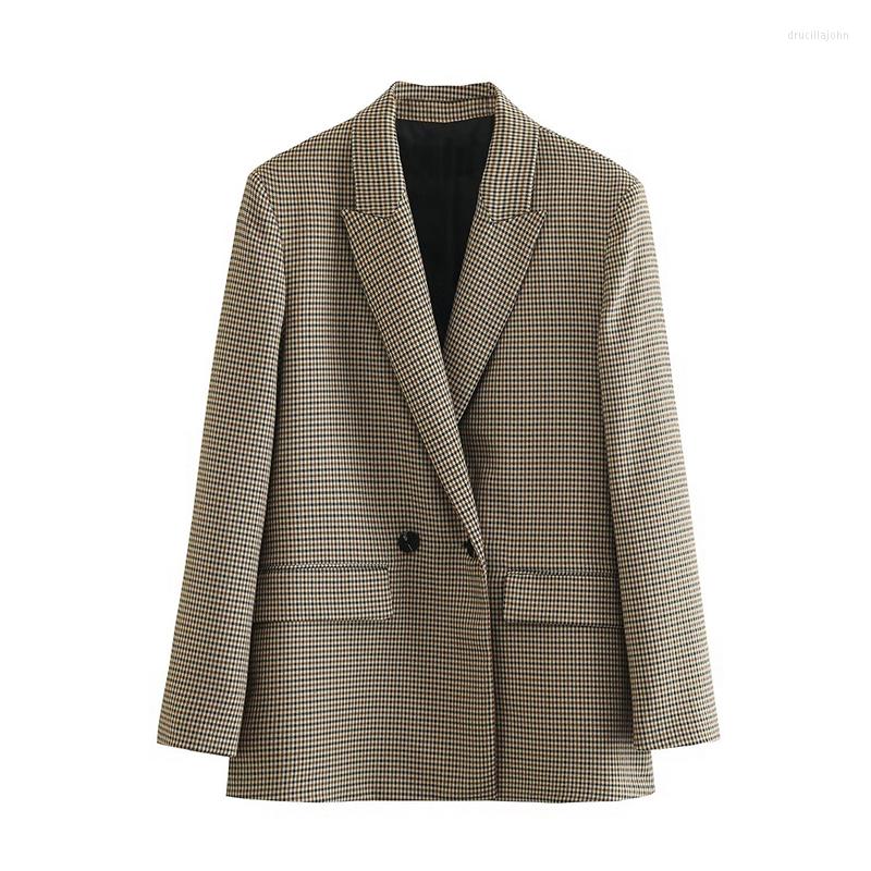 Two Piece Dress Women's Plaid Suit Fashion Double Breasted Blazer And Loose Straight Skirt 2-piece Set Vintage Elegant Slim Fit Office, Picture color
Two Piece Dress Women's Plaid Suit Fashion Double Breasted Blazer And Loose Straight Skirt 2-piece Set Vintage Elegant Slim Fit Office, Picture color