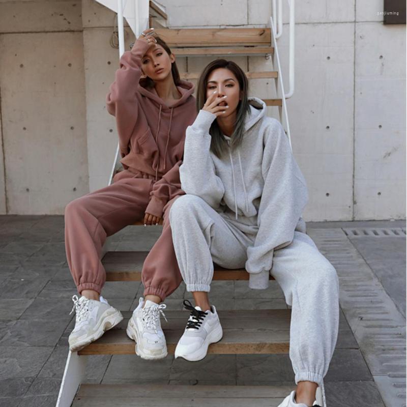 Women's Two Piece Pants 2023 Winter Thick Warm Hooded Sweatshirt Jogger Suit Hoodies Women Set Solid Fleece Drawstring Casual Track, Beige
Women's Two Piece Pants 2023 Winter Thick Warm Hooded Sweatshirt Jogger Suit Hoodies Women Set Solid Fleece Drawstring Casual Track, Beige