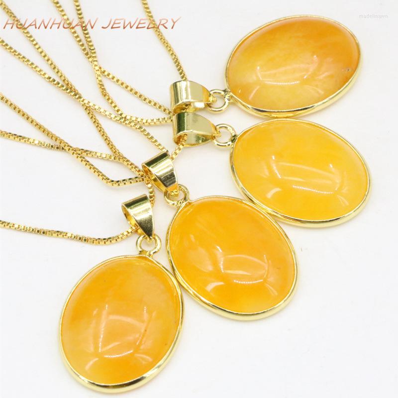 Pendant Necklaces Trendy Gold-Color Stainless Steel Chain For Women 18x27mm Charms Natural Jades Stone Oval Diy & Pendants B3345
Pendant Necklaces Trendy Gold-Color Stainless Steel Chain For Women 18x27mm Charms Natural Jades Stone Oval Diy & Pendants B3345