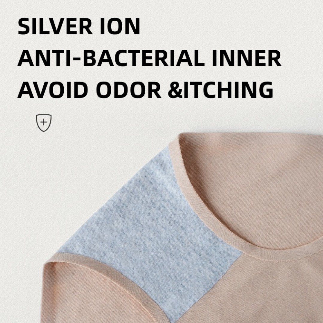 Women's Panties 8% Pure Silver Infused Underpants Conductive Earthing Grounding for Women Anti-Odor Moisture Wicking Quarter Underpant 3PCS 23042