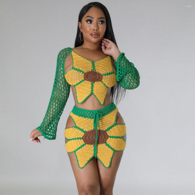 Women' Swimwear Skirt Cover-up 2 Piece Set Women Crop Tops And Mini Bathing Suit Fashion Solid Hollow Sexy Beach Cover Up Outfits, Mixed color
Women' Swimwear Skirt Cover-up 2 Piece Set Women Crop Tops And Mini Bathing Suit Fashion Solid Hollow Sexy Beach Cover Up Outfits, Mixed color