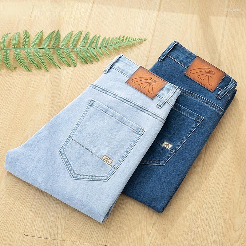 Men's Jeans 2023 Fashion Casual Cotton High-quality Classic Style Summer Men's Light Blue Stretch Thin Denim Trousers Male Brand
Men's Jeans 2023 Fashion Casual Cotton High-quality Classic Style Summer Men's Light Blue Stretch Thin Denim Trousers Male Brand