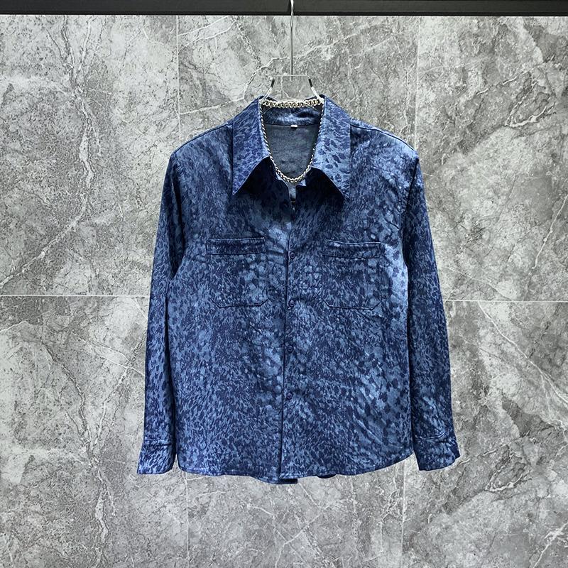 Men's Casual Shirts Gh0684 Fashion Men's 2023 Runway Luxury European Design Party Style Clothing, Blue
Men's Casual Shirts Gh0684 Fashion Men's 2023 Runway Luxury European Design Party Style Clothing, Blue