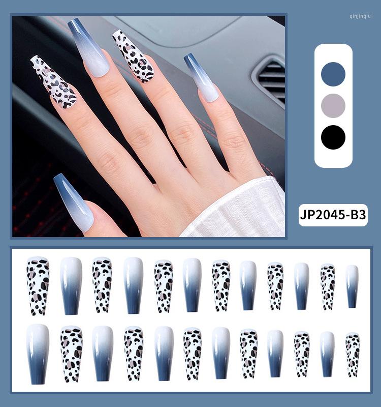 False Nails 24pcs Cow Pattern Nail Patch Glue Type Removable Long Paragraph Fashion Manicure Save Time MH88, Picture shown
False Nails 24pcs Cow Pattern Nail Patch Glue Type Removable Long Paragraph Fashion Manicure Save Time MH88, Picture shown