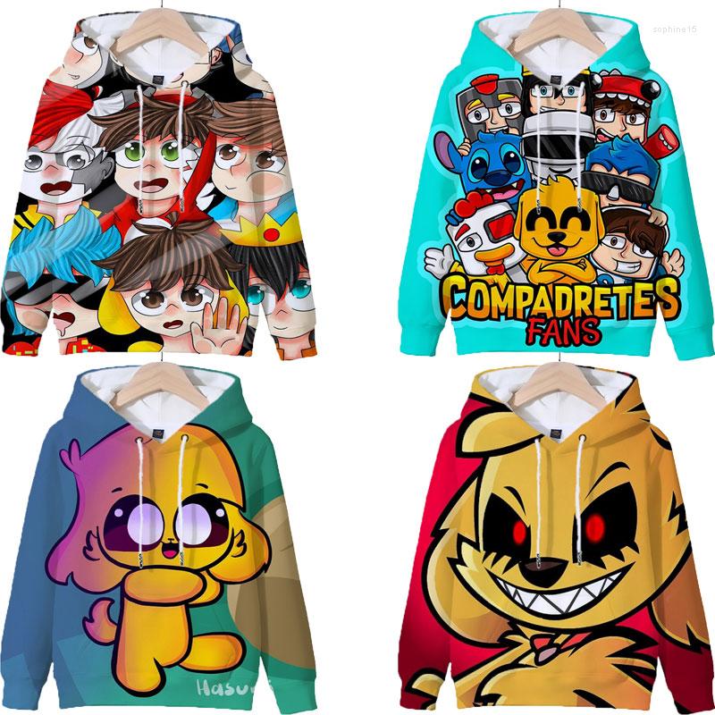 Men's Hoodies Game Mikecrack Compadretes 3D Anime Los Compas Sweatshirts Teenage Boys Girls Casual Outerwear Children Hoodie Pullovers, 28
Men's Hoodies Game Mikecrack Compadretes 3D Anime Los Compas Sweatshirts Teenage Boys Girls Casual Outerwear Children Hoodie Pullovers, 28
