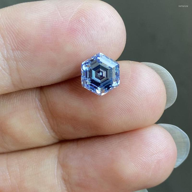 Loose Diamonds Meisidian Color 8.5x8.5mm 3 Karat Blue Diamond Hexagon Cut Moissanite Gemstone
Loose Diamonds Meisidian Color 8.5x8.5mm 3 Karat Blue Diamond Hexagon Cut Moissanite Gemstone